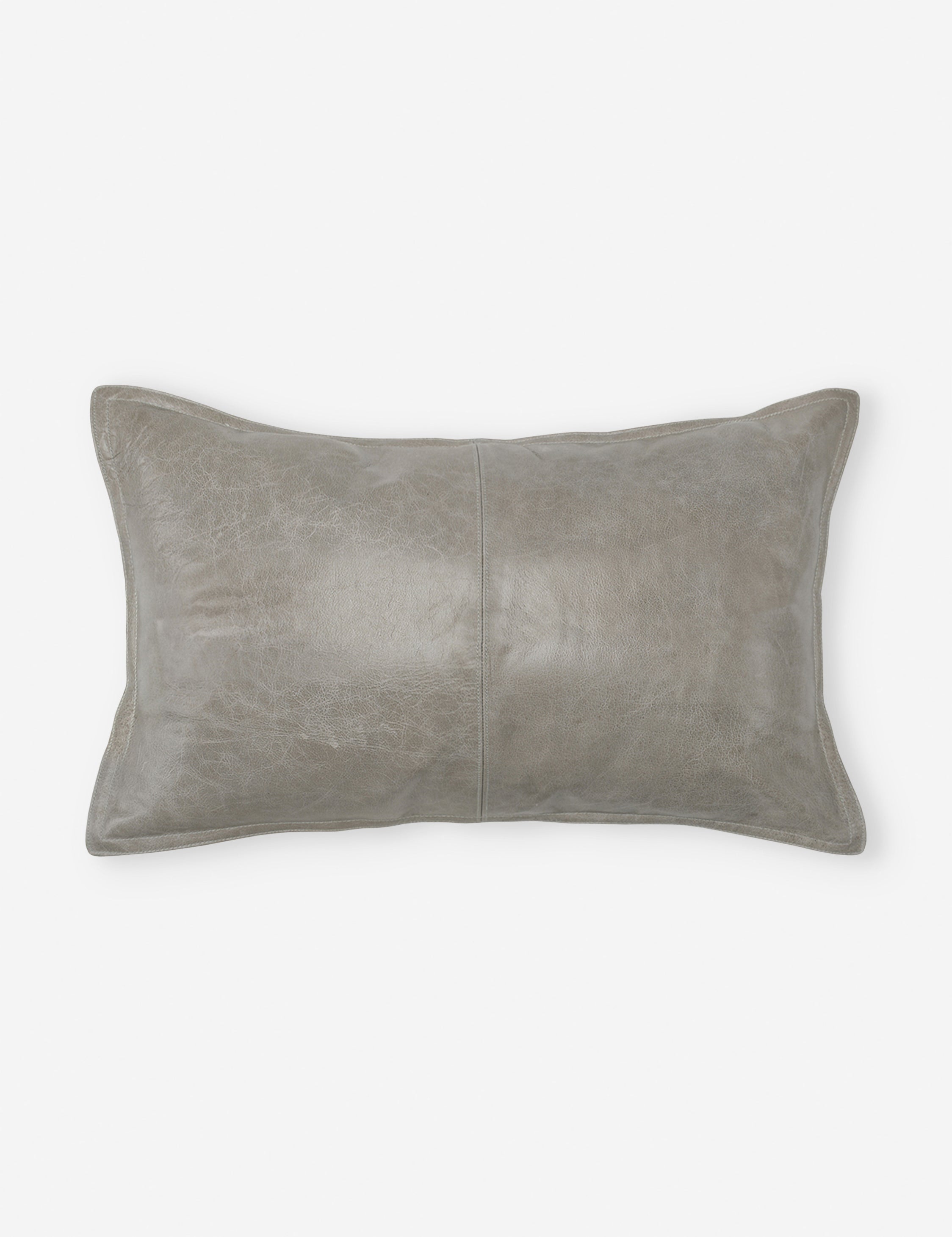 Sabrea Leather Lumbar Pillow