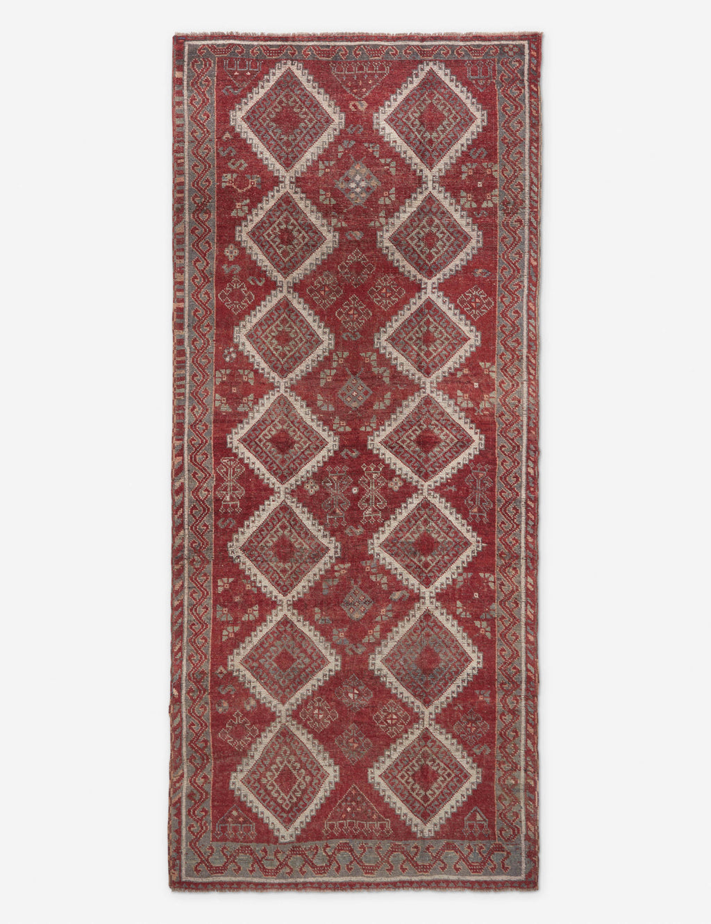 Vintage Turkish Hand-Knotted Wool Rug No. 234, 4'9" x 11'2"