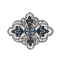 Priscilla Beaded Placemat - Blue/White