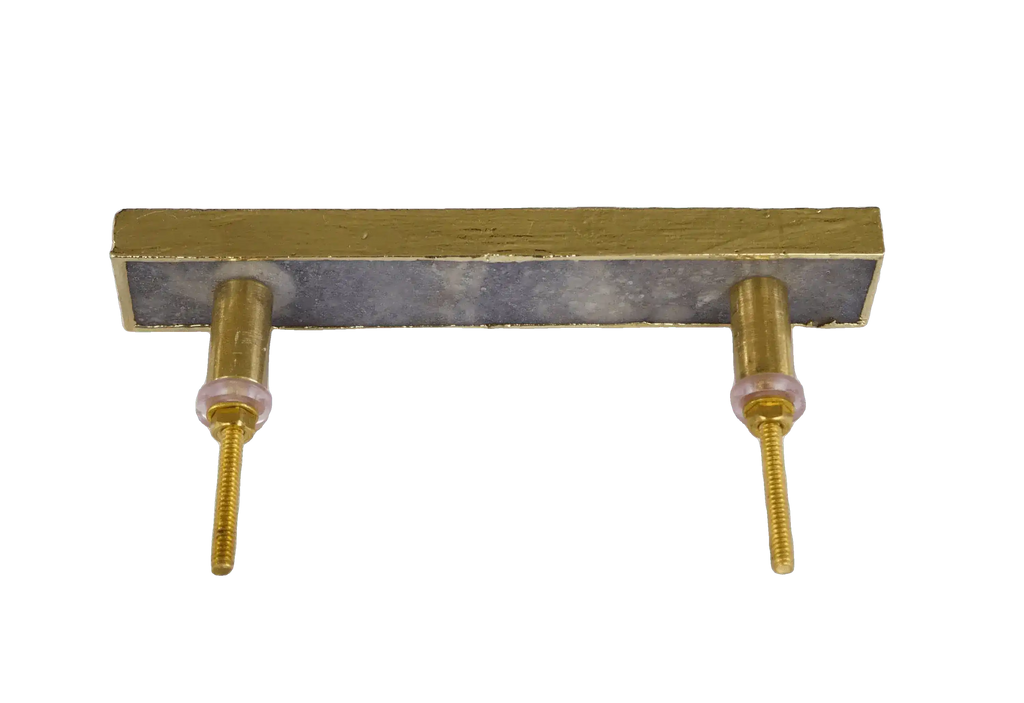 Amethyst Agate Cabinet Door Pull Handle - Set of 4