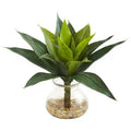 Artificial Agave Succulent in Decorative Vase