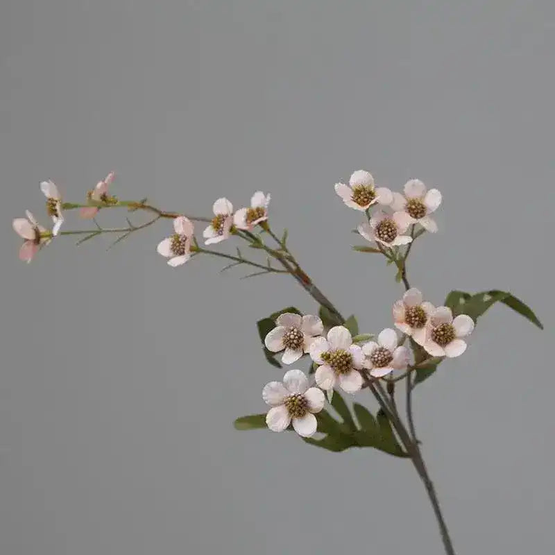 Artificial Autumn Plum Blossoming Flower Stems - 2 pcs