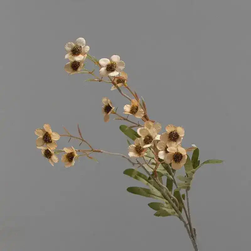 Artificial Autumn Plum Blossoming Flower Stems - 2 pcs