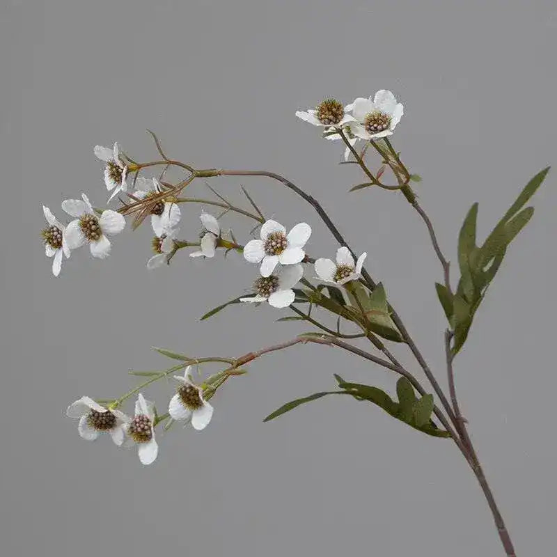Artificial Autumn Plum Blossoming Flower Stems - 2 pcs