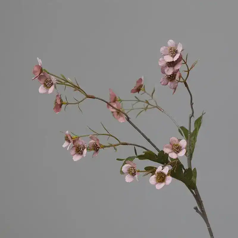 Artificial Autumn Plum Blossoming Flower Stems - 2 pcs