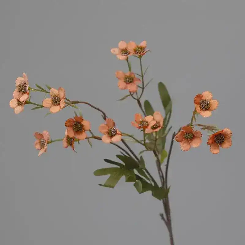 Artificial Autumn Plum Blossoming Flower Stems - 2 pcs