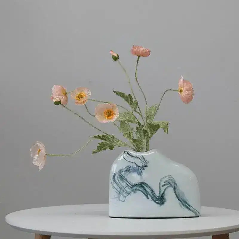 Artificial Poppy Flower Stem