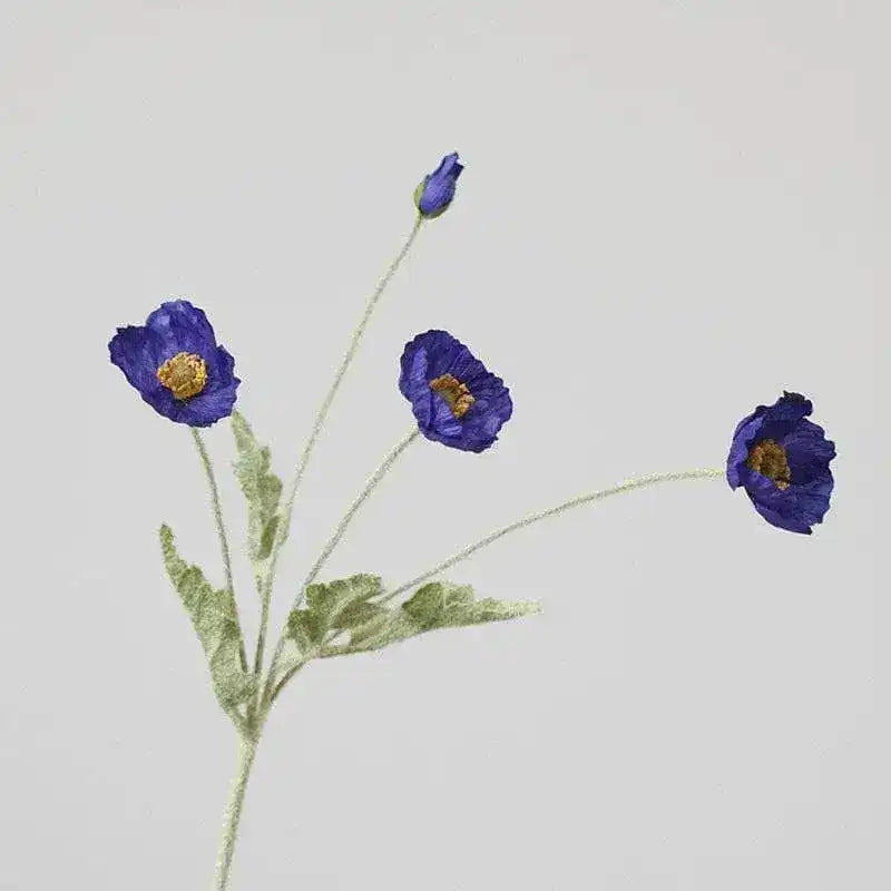 Artificial Poppy Flower Stem