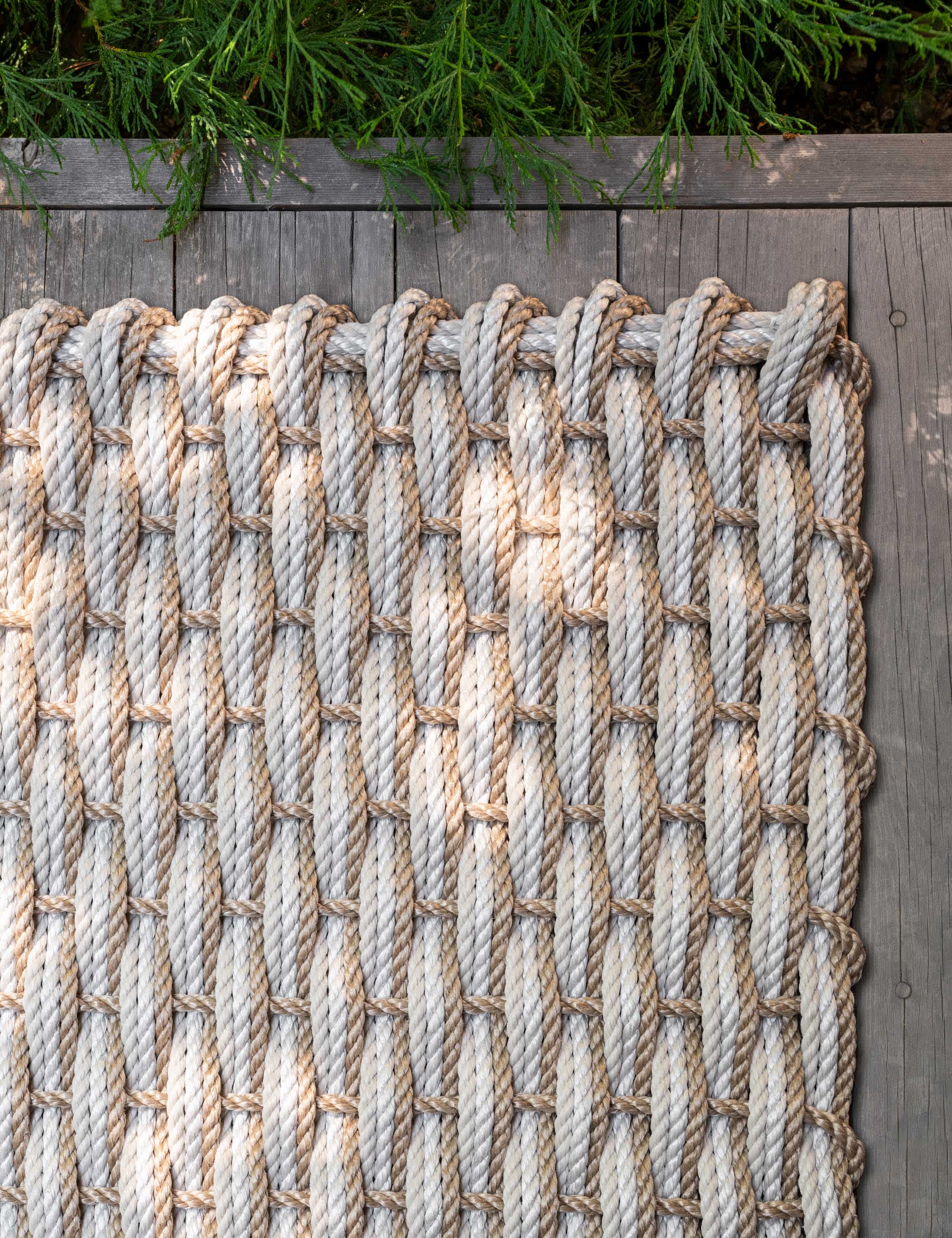 Two Tone Doormat by The Rope Co.