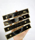 Black Agate Cabinet Door Pull Handle - Set of 4