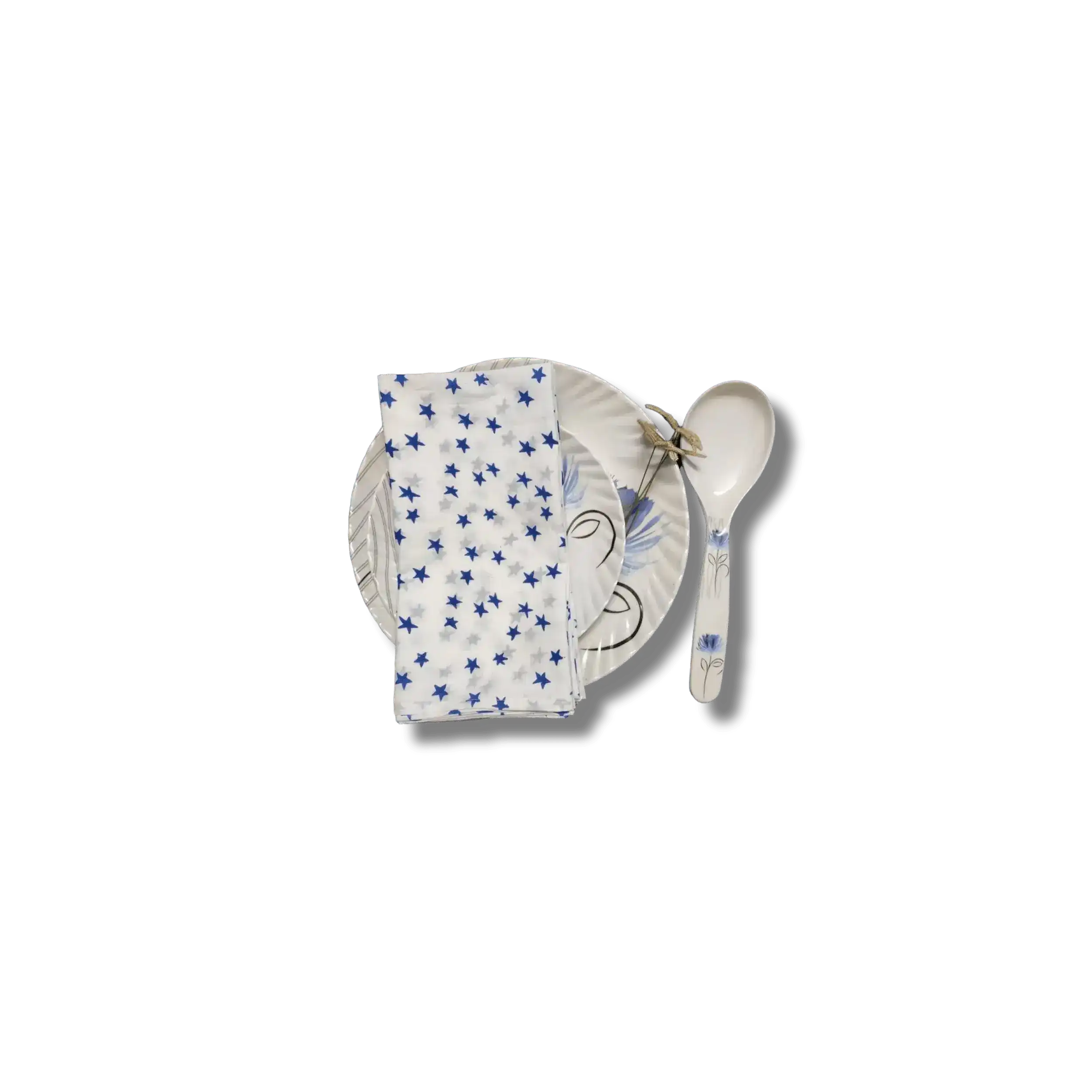 Blue Mini Star Cotton Napkins