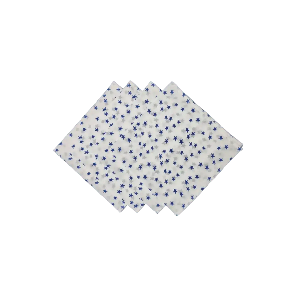 Blue Mini Star Cotton Napkins
