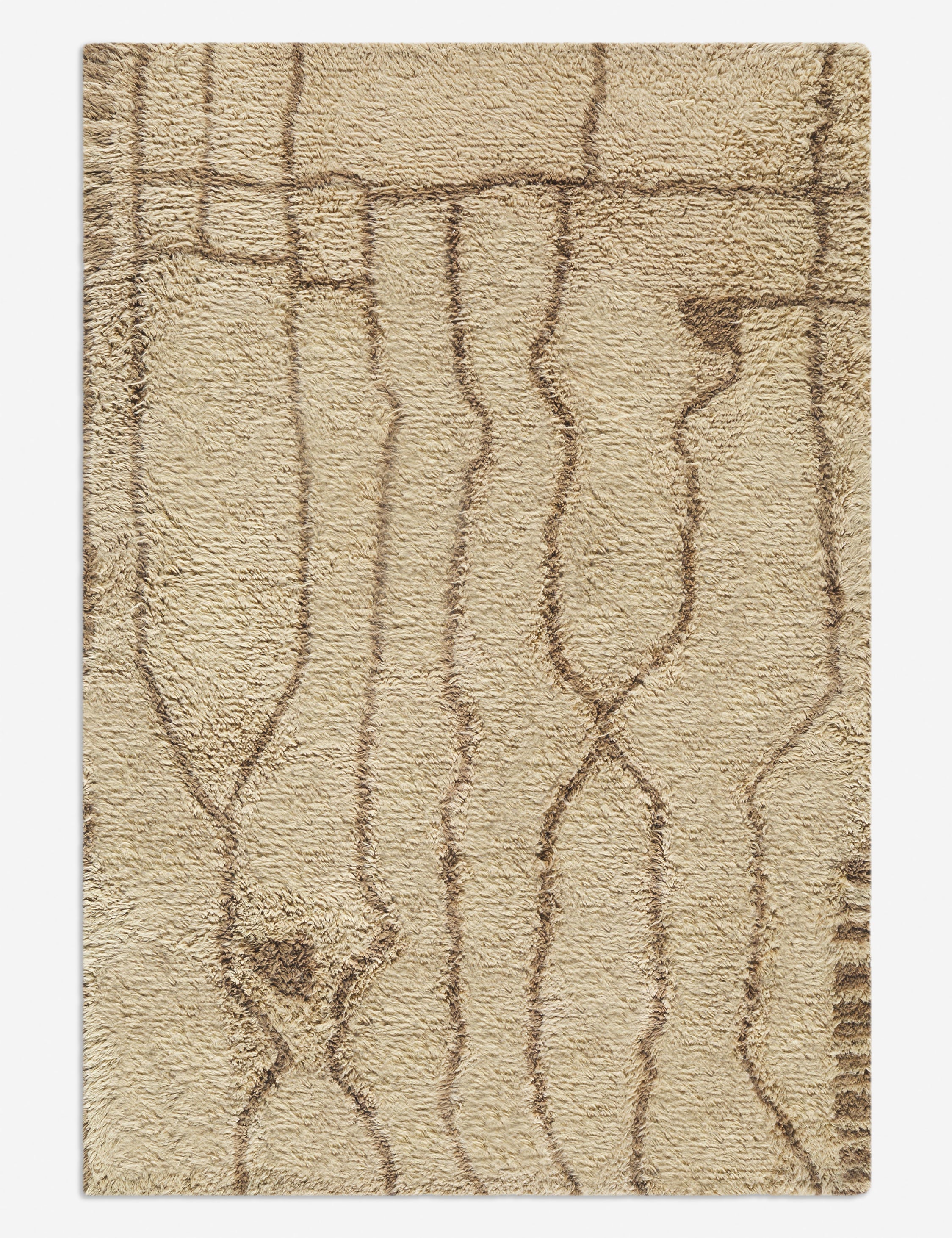 Labra Moroccan Style Hand-Tufted Wool Rug