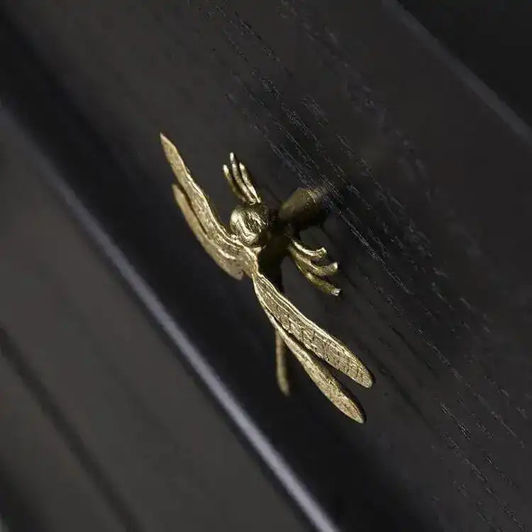 Brass Dragonfly Cabinet Door Knob