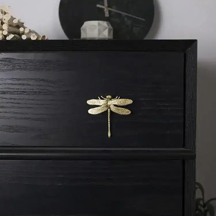 Brass Dragonfly Cabinet Door Knob