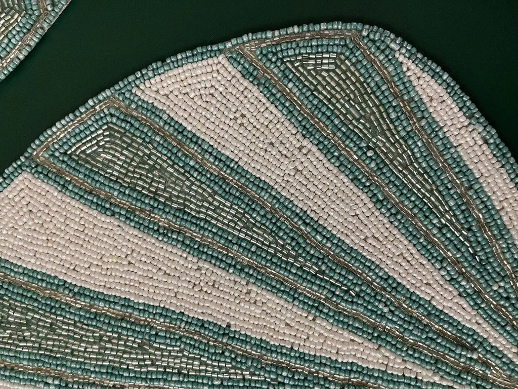 Coral Reef Beaded Placemat - Set of 4