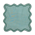 Double Scalloped Table Linen Napkins
