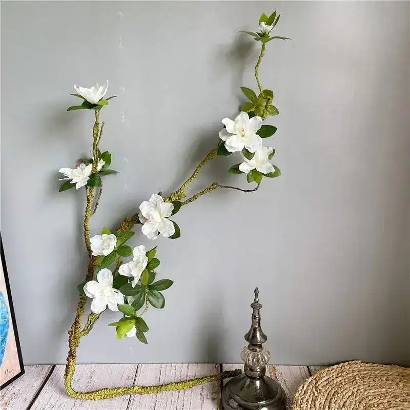 Extra Large White Azalea Flower Branch