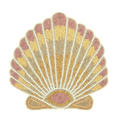Gold Sea Shell Beaded Placemat - Set of 4