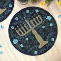Hanukkah Round Beaded Placemat