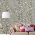 Ð¡hinese Style Tree Branch Hummingbird Wallpaper