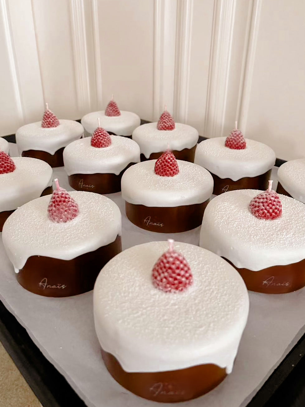 Strawberry Chocolate Cake Candle
