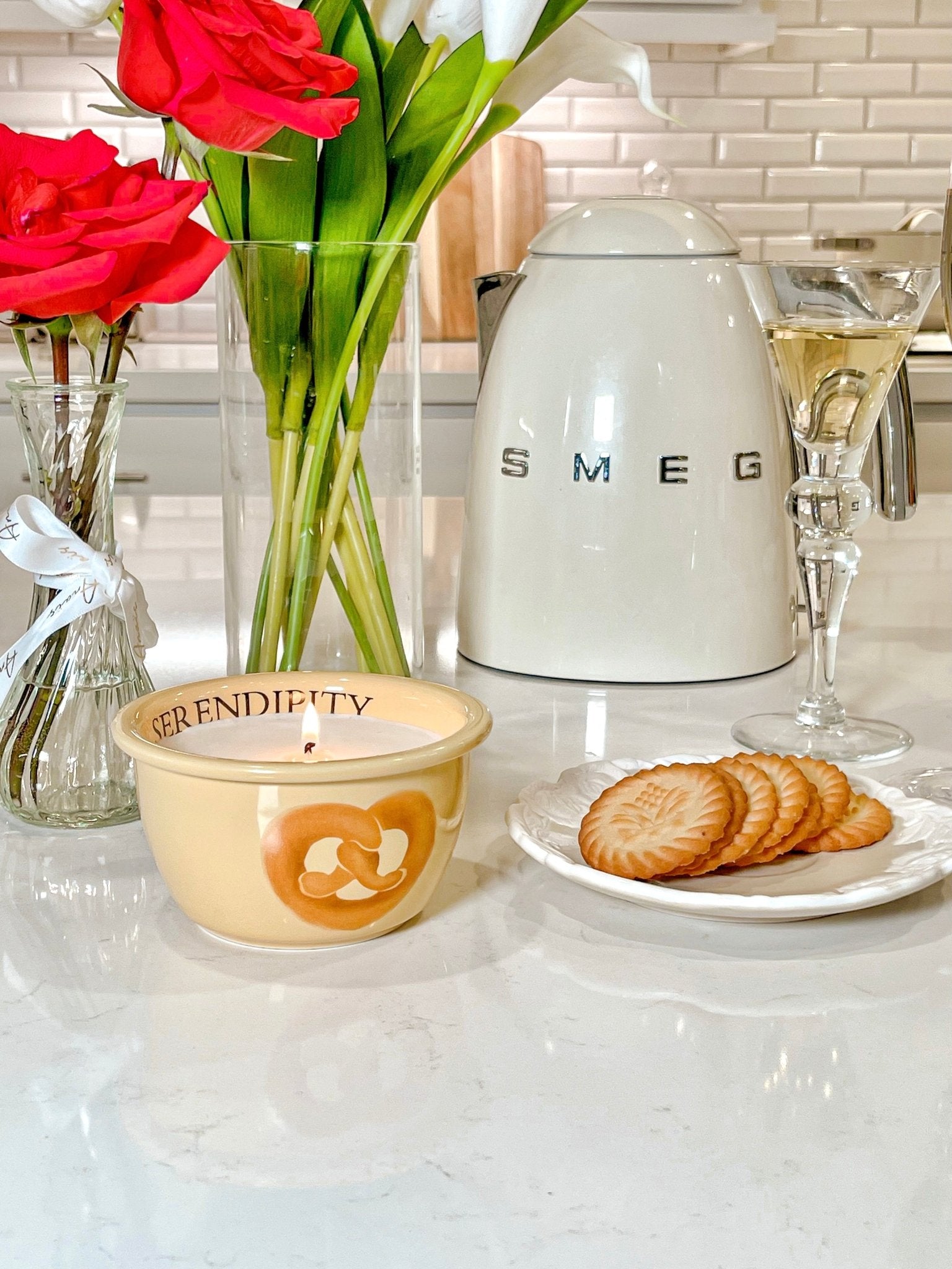 Breakfast Pretzel Candle