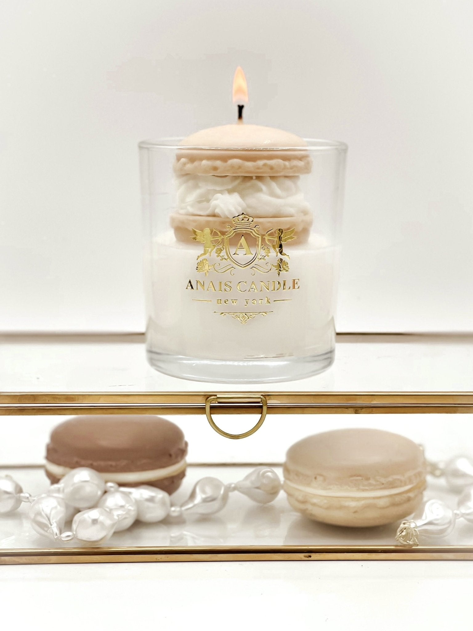 Anaïs Macaron in Peach