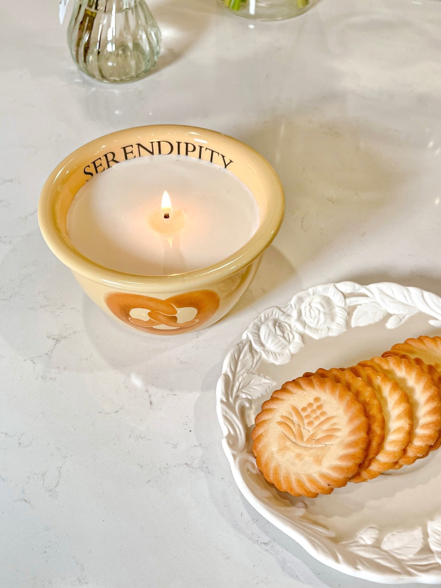 Breakfast Pretzel Candle