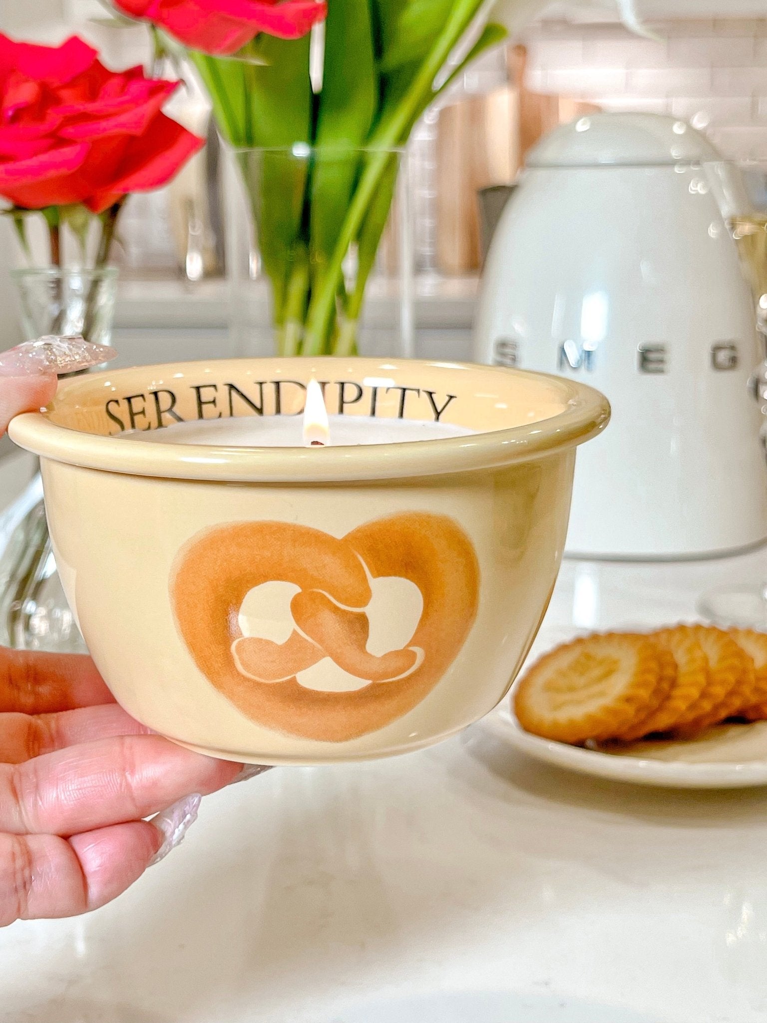 Breakfast Pretzel Candle