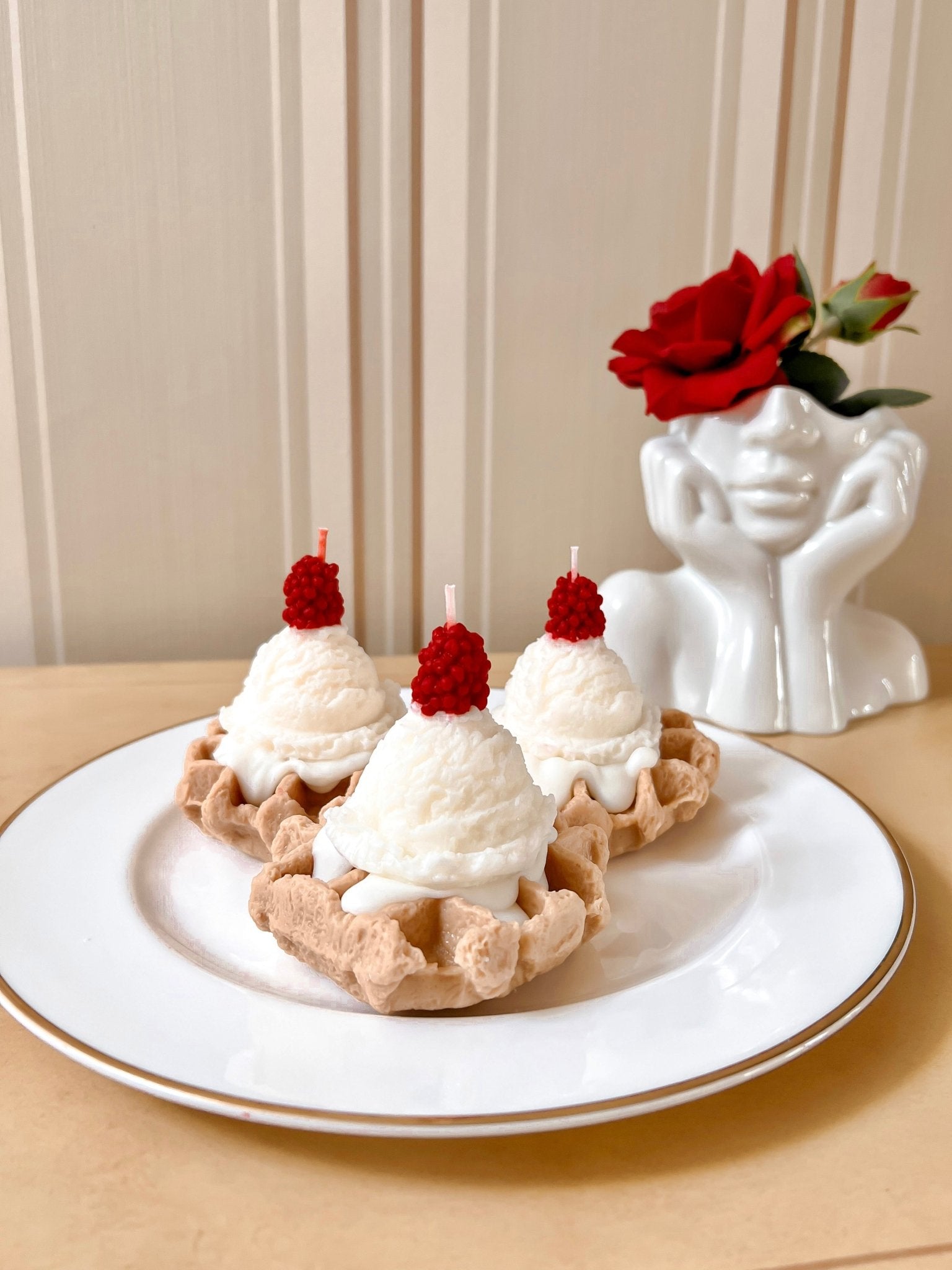 Belgian Waffles & Ice Cream