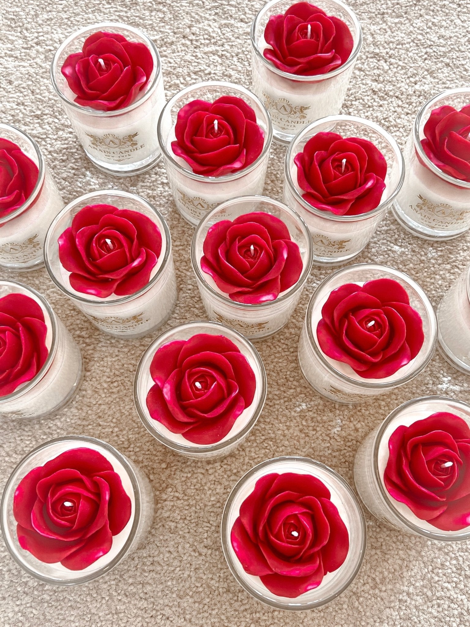 Je T’aime Rose Candle