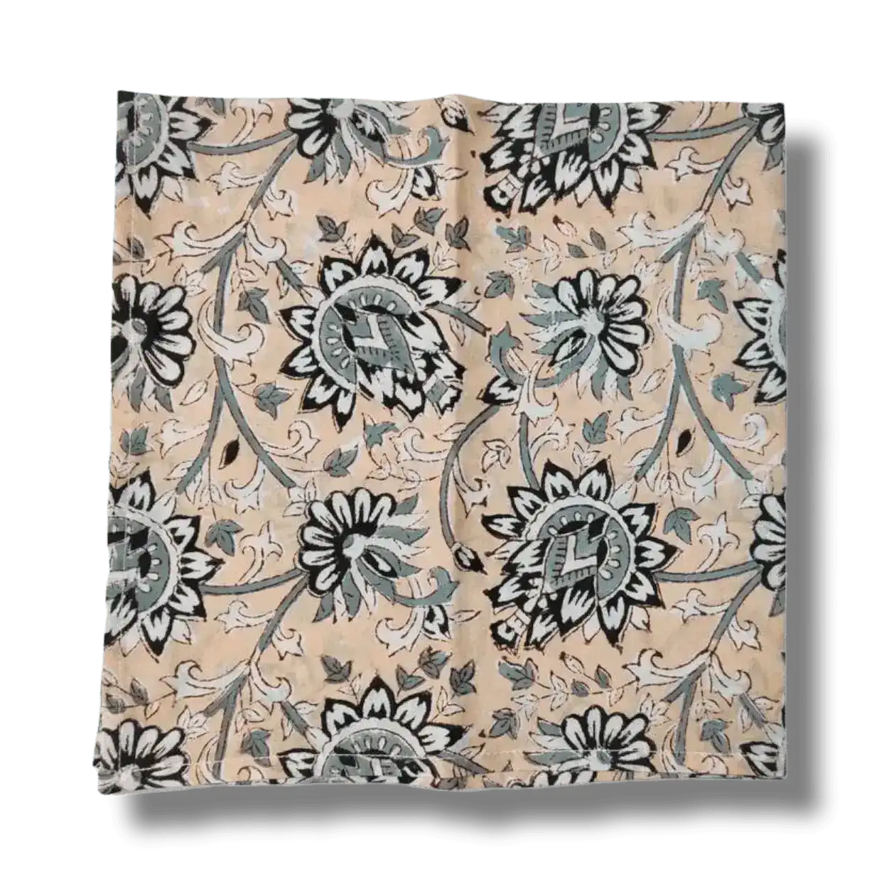 Lyla Hand Block Printed Cotton Napkins