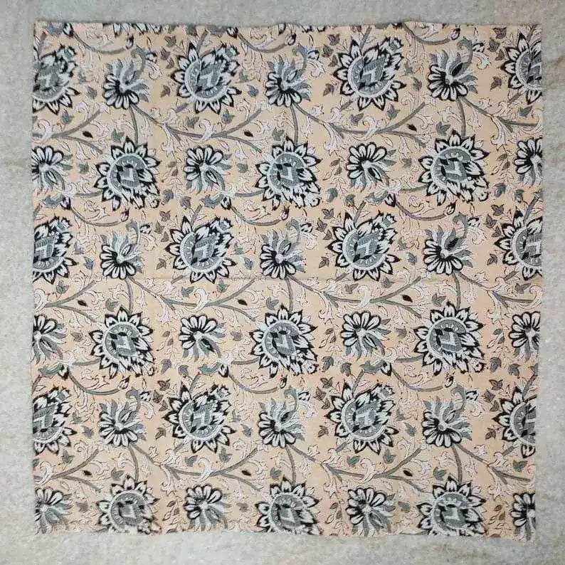 Lyla Hand Block Printed Cotton Napkins