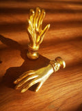 Mini Gold Hand Cabinet Drawer Knobs - Set of 2