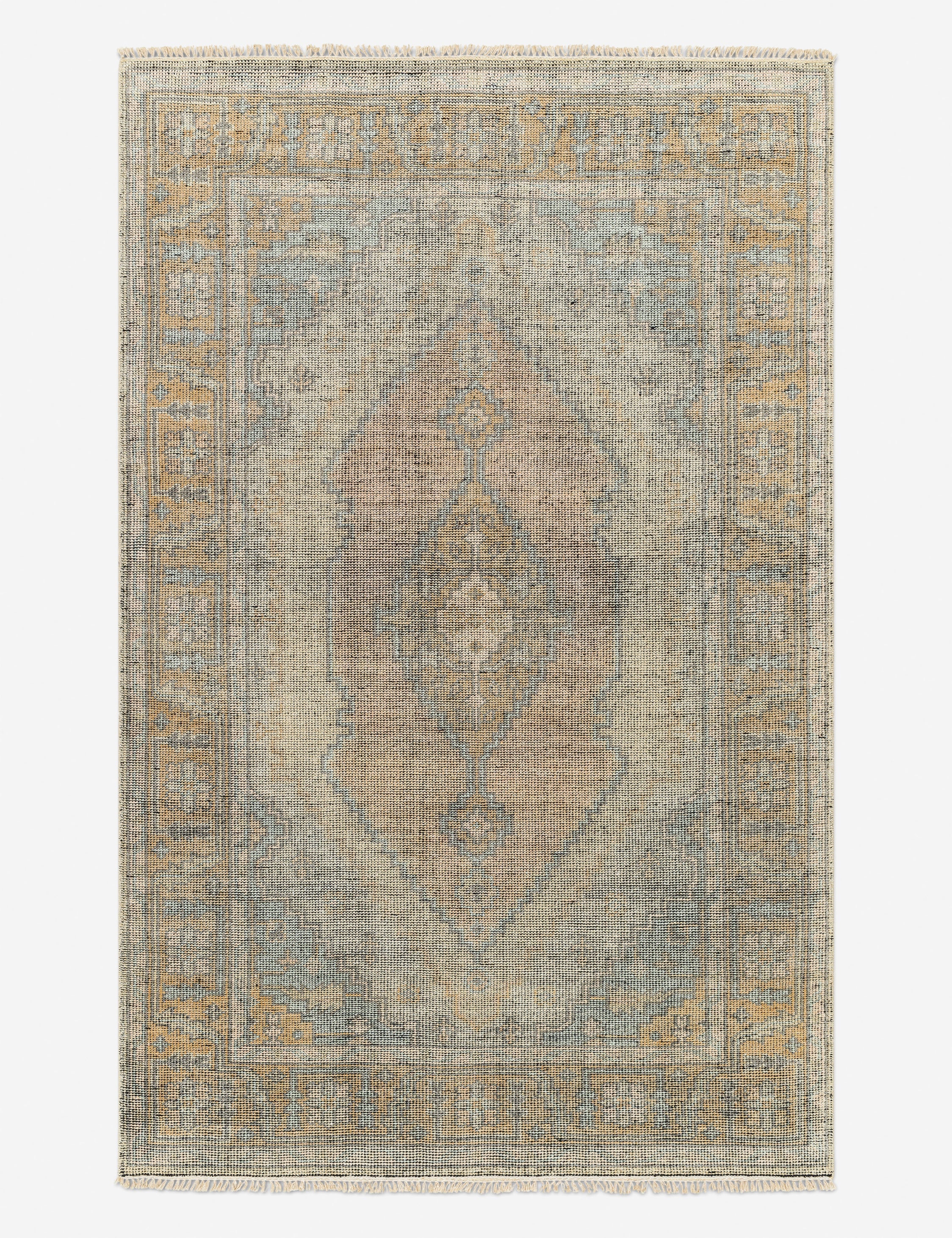 Kabir Hand-Knotted Wool-Blend Rug