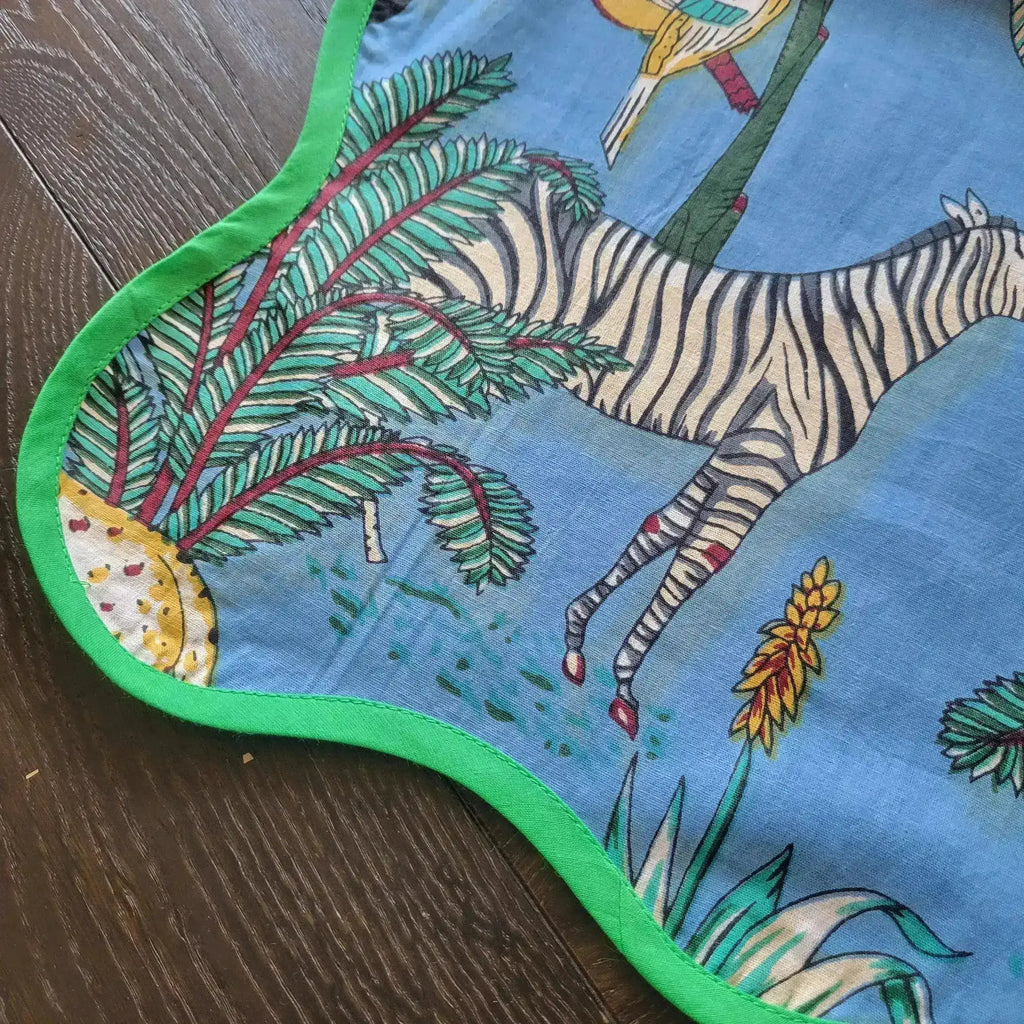 Safari Scalloped Cotton Napkin Set of 10