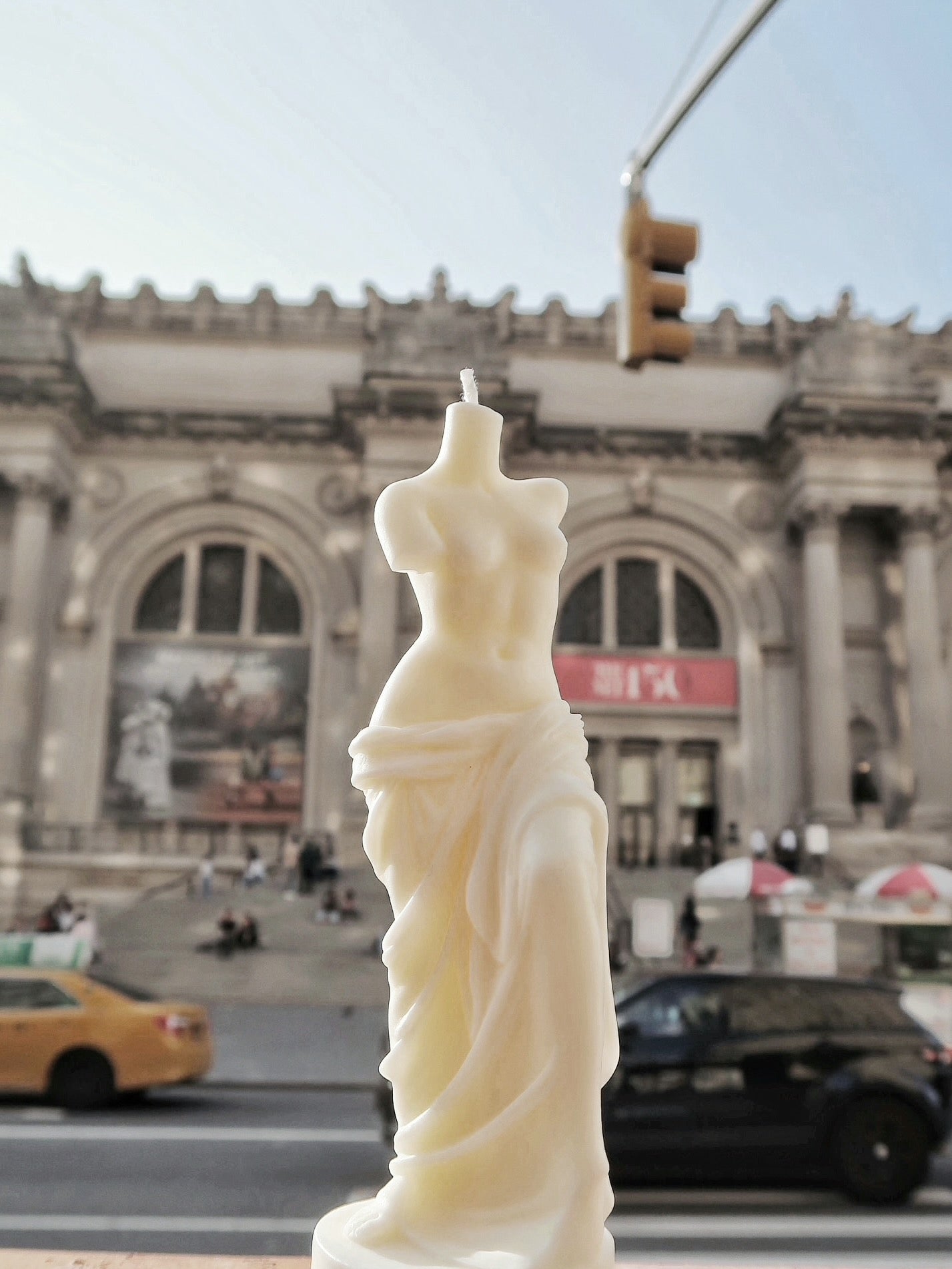 The Venus Candle in Sculpture White